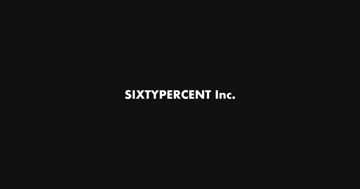SIXTYPERCENT Inc. | アジアのファッションを世界のメインストリームへ